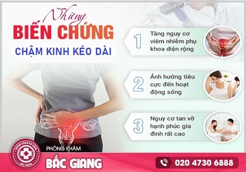 Lý do dẫn đến hiện tượng chậm kinh trễ kinh mất kinh tắt kinh kéo dài